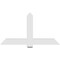 Ekena Millwork Eugene Architectural Grade PVC Gable Bracket, 60"W x 32 1/2"H x 2"D x 6"F, 13/12 Pitch GBP060X33X0206EUG00 - alternate 3
